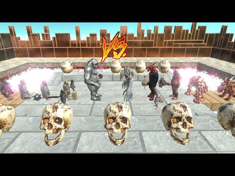 MUTANT PRIMATES VS INFERNALS  Animal Revolt Battle Simulator