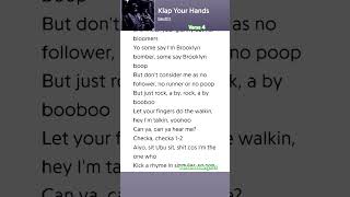 Klap Your Hands Das EFX  Verse 4