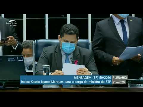 Senado aprova Kassio Marques para o cargo de ministro do STF