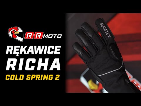 RICHA COLD SPRING 2 _ rękawice motocyklowe z membraną GORE_TEX
