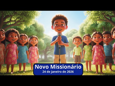 Informativo Mundial das Missões para Menores - 24 de janeiro de 2026 - NOVO MISSIONÁRIO
