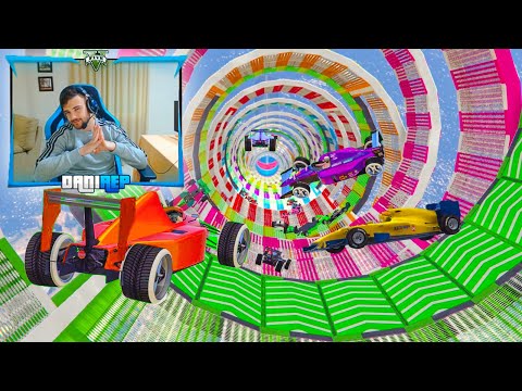 Special 30-Player Mega Ramp! 1,000,000% Impossible! - GTA V Online