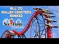 Top 20 Roller Coasters At Six Flags Magic Mountain Valencia California 2024