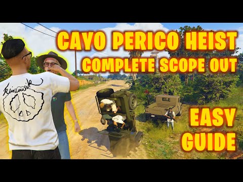 GTA Online Cayo Perico Heist All Points of Interest EASY Scope Out Guide