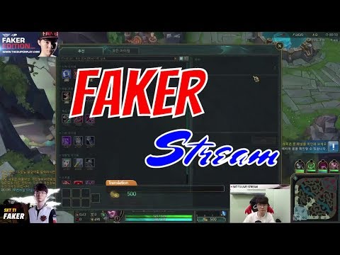 FAKER Syndra vs Ryze Mid Stream Gameplay Season 8