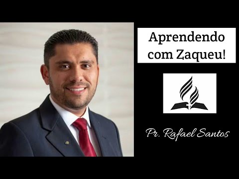 Pastor Rafael Santos Learning from Zacchaeus!