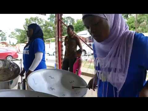 Siparia Deltones Steel Orchestra Saturday Practice Session June 9th 2018