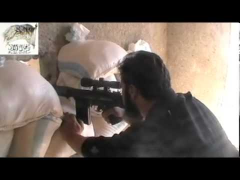 عملية قنص عناصر النظام على جبهة جوبر في دمشق من قبل لواء رجال الأثر