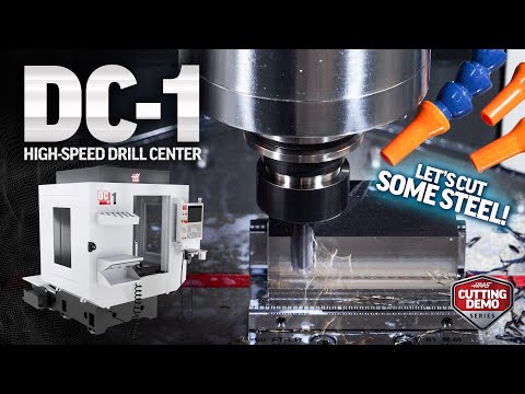 Haas DC-1/40 Drill Center - Steel Cutting Demo - Haas Automation, Inc.