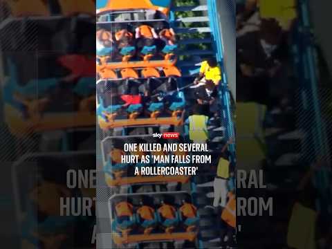 One killed and several hurt as 'man falls from a rollercoaster'