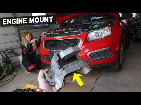 CHEVROLET CRUZE PASSENGER SIDE ENGINE MOUNT REPLACEMENT. CHEVY SONIC ENGINE MOUNT REPLACEMENT