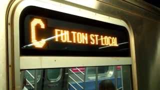 preview picture of video 'Brooklyn-bound R160A C Train@Broadway-Lafayette Street'