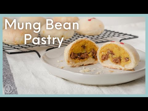 Taiwanese Traditional Mung Bean Mooncake Pastry Recipe using Air Fryer