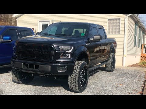 2016 F150 Big Black Goes from Fuel to Hostile **Wheel SWAP!!**