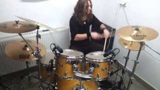 The Black Mare - Dragonland - Drum Cover by/ Danie