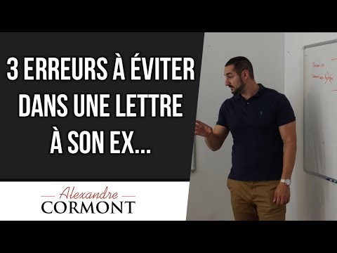 3 erreurs à éviter dans une lettre à son ex