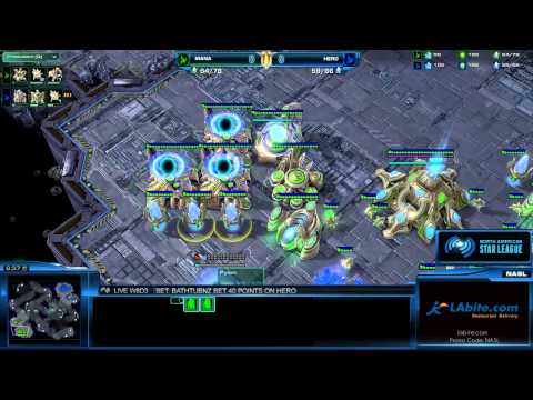 HerO vs MaNa game 1 in week 8 at the NASL Season 4