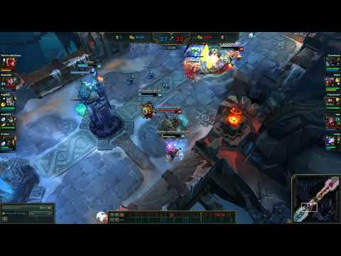 16 Maokai + Galio + Lee Sin vs Zilean + Kindred (?)