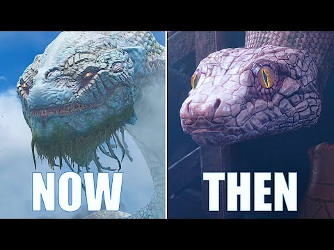 World Serpent Survives Ragnarok (All Jormungandr Cutscenes) - God of War 4, God of War Ragnarok