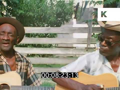 Lightnin' Hopkins Playing The Blues, Black Americana, Texas, 1960s | Premium Footage