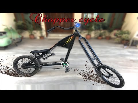 How to build Chopper Bicycle with power air horns