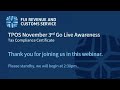 TPOS Webinar Consultation Tax Compliance Certificate