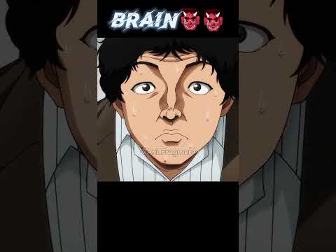 brain took the form of a demon's face👀😲|Baki Hanma| #anime #animemoments #baki
