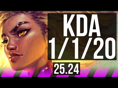 RELL & Jinx vs PYKE & Kai'Sa (SUP) | Good KDA: 1/1/20 | KR Master | 25.24