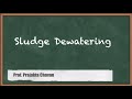 sludge dewatering sludge treatment and disposal environmental engineering 2