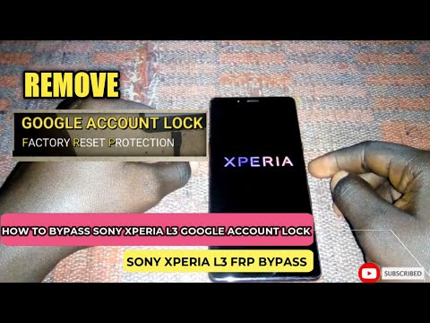 How to bypass Sony Xperia L3 Google Account lock | Sony Xperia L3 Frp bypass