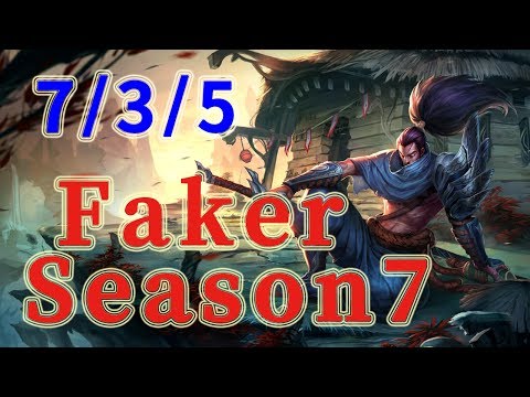 SKT T1 Faker Yasuo MID vs Viktor Patch 7.14