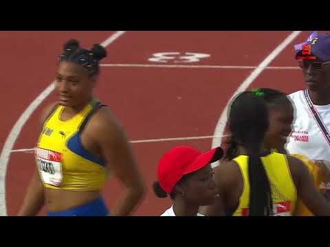 Girls 100M Hurdles U-20 | Final | CARIFTA 2025 Trinidad & Tobago | SportsMax TV