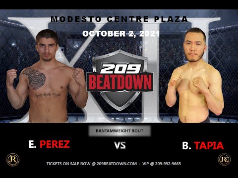 Brian Tapia vs  Emmanuel Perez - "209BEATDOWN XII" - Modesto Centre Plaza - October 2, 2021