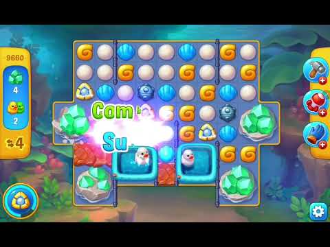 Fishdom Easy Level 9660 (with ingame lightning booster) @choraelmin