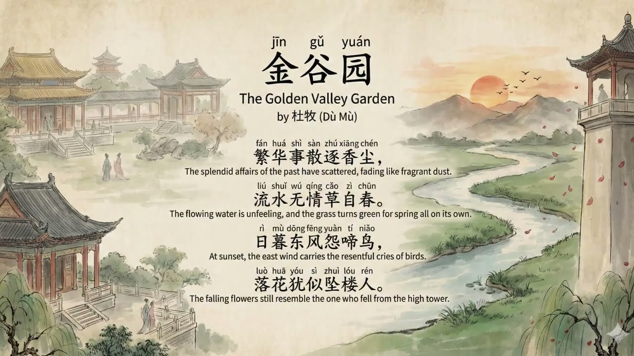金谷园The Golden Valley Garden by 杜牧 (Dù Mù)