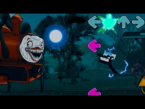 FNF Choo Choo Charles VS Alphabet Lore in Friday Night Funkin' be like | FNF Animation x Rainbow Fir