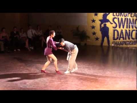 ESDC 2012 - All Star Strictly Lindy - Finals - Spotlight - Ali Taghavi & Katja Uckermann