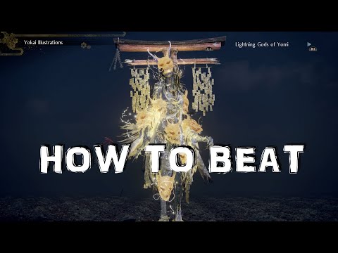 Nioh 2: Darkness in the Capital DLC - How to Beat - Lightning Gods of Yomi BOSS