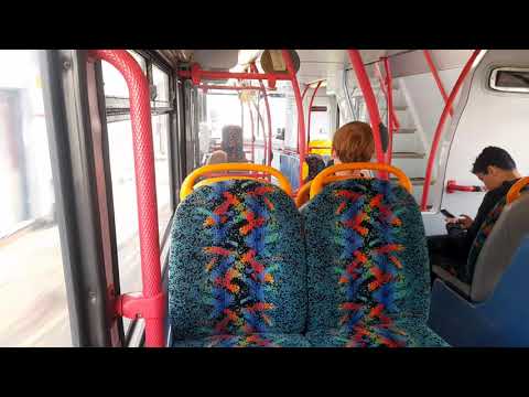 KICKDOWN!!! V323 KGW TA23(Euro 2 ADL Dennis Trident ZF Transbus ALX400) on the route 93 to Epsom