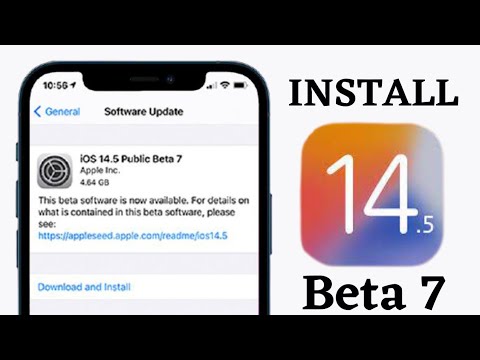 Install New iOS 14.5 Beta 7 On iPhone 6s To 12 Pro Max ( How To Install New iOS 14.5 Beta 7 )