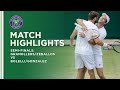 Granollers/Zeballos vs Bolelli/Gonzalez | Semi-Final Highlights | Wimbledon 2021