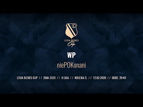 Skrót spotkania WP - niePOKonani ( Legia Biznes Cup Zima 2020 )