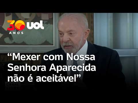 Lula diz que ‘mexer’ com Nossa Senhora Aparecida é ‘inaceitável’ e não sabe se caso é fake news