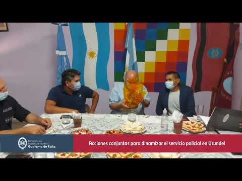 Acciones conjuntas para dinamizar el servicio policial en Urundel
