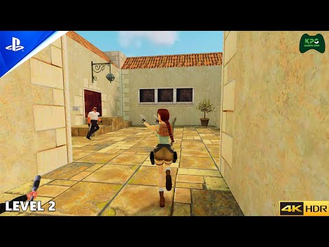 Tomb Raider 2 Remastered (PS5) - Gameplay 4K | Level 2 - Venice