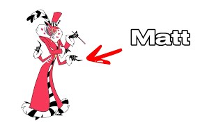 My grandpa names Hazbin Hotel characters #hazbinhotel #grandpa #fyp #vox #valentino #alastor