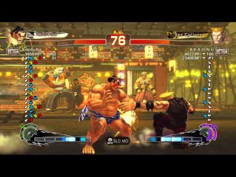 USFIV~ E.Honda (Edinbulba) vs  Guile (A K A lll N U) HD