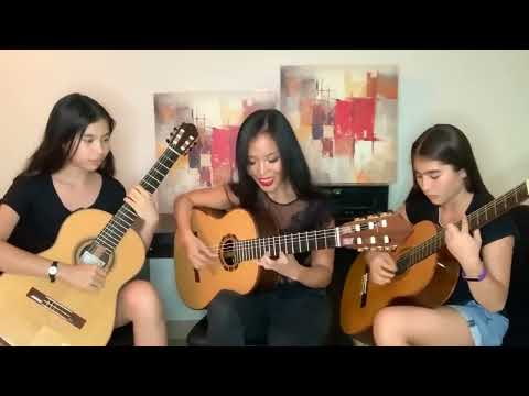 Cancion del Mariachi, Desperado, Trio Guitar By Thu Le and Daughters