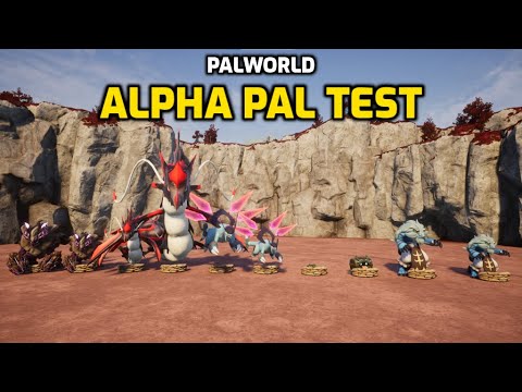 Palworld: Alpha Pal Test | Alpha Pals vs Normal Pals