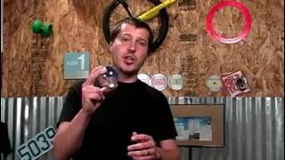 UV Acrylic Ball - 90mm Clear (Blue)